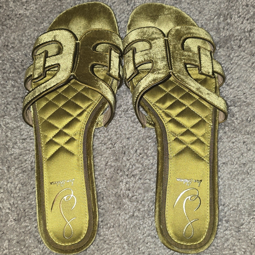 Sam Edelman Olive Velvet Slide Sandals